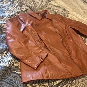 D & Co genuine leather jacket size 2x